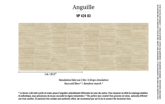 ÉLITIS Anguille behangpapier sfeer