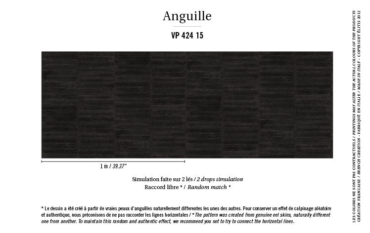 ÉLITIS Anguille behangpapier sfeer