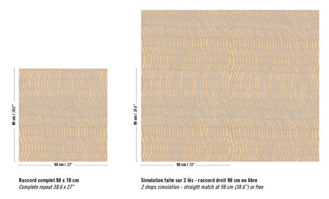 ÉLITIS Amakusa Behang Paper Sculpture collectie RM_985_95