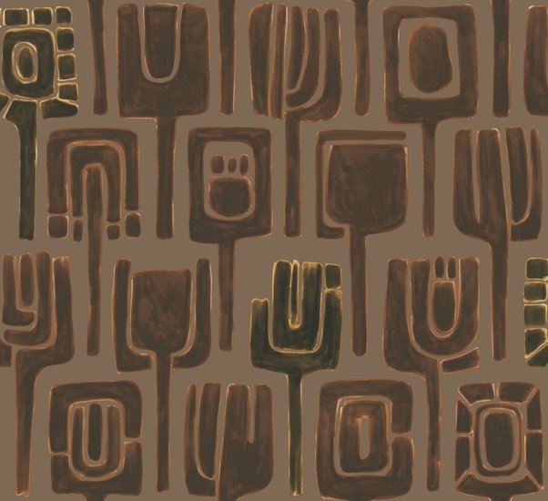 ÉLITIS Totem Behang Initation behang collectie TP_310_01