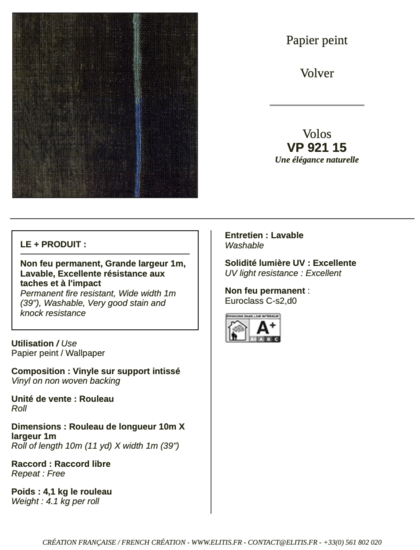 ÉLITIS Volos Behang 15 VP_921_15