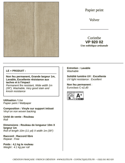 ÉLITIS Corinthe Behang 02 VP_920_02