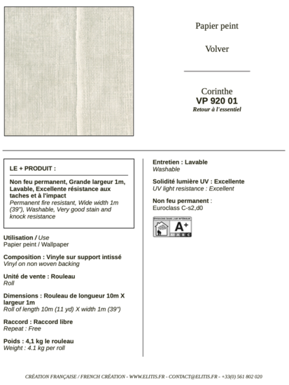 ÉLITIS Corinthe Behang 01 VP_920_01