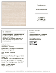 ÉLITIS Kosa Silk Behang 53 VP_928_53