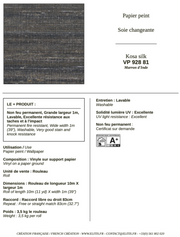 ÉLITIS Kosa Silk Behang 81 VP_928_81