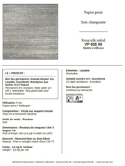 ÉLITIS Kosa Silk Behang 90 VP_935_90