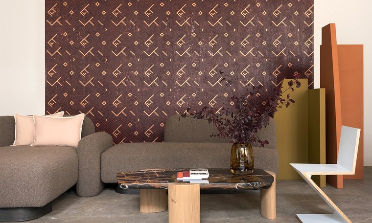 ÉLITIS Labyrinthe Behang Essence de Liege Collectie RM-988-32
