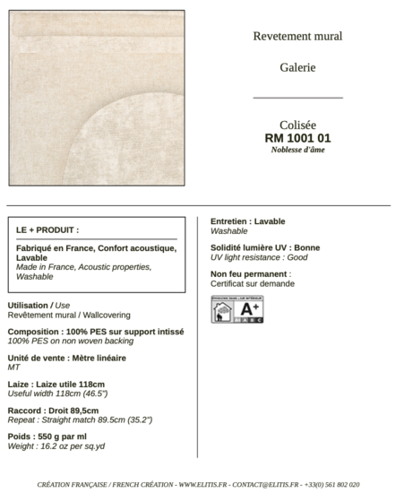 ÉLITIS Colisée Behang 01 (RM_1001_01)