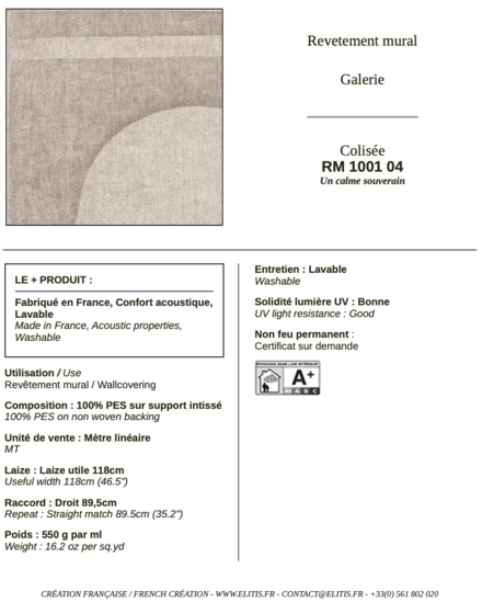 ÉLITIS Colisée Behang 04 (RM_1001_04)