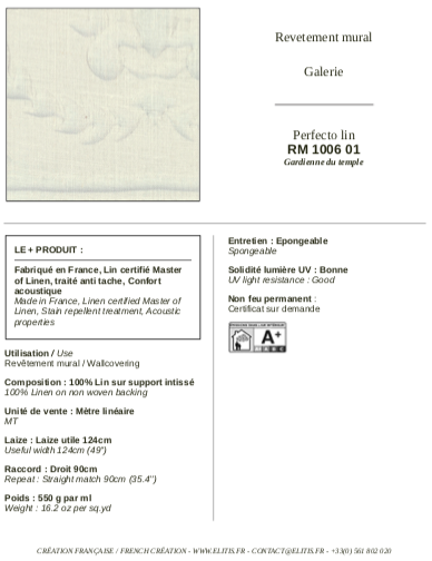 ÉLITIS Perfecto Lin Behang 01 (RM_1006_01)