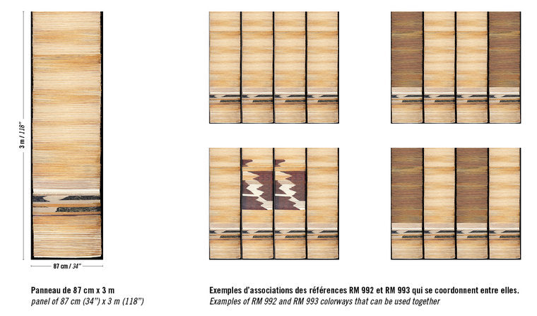 ÉLITIS Sampan Paneelbehang 03