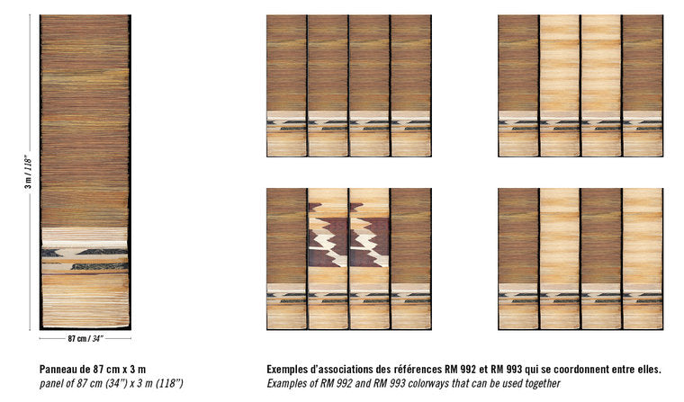 ÉLITIS Sampan Paneelbehang 32