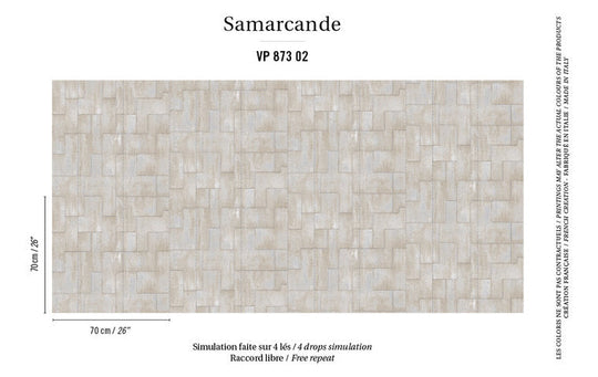behang ÉLITIS khan samarcande behangpapier VP_873_02 instructie