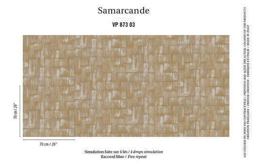 behang ÉLITIS khan samarcande behangpapier VP_873_03 instructie