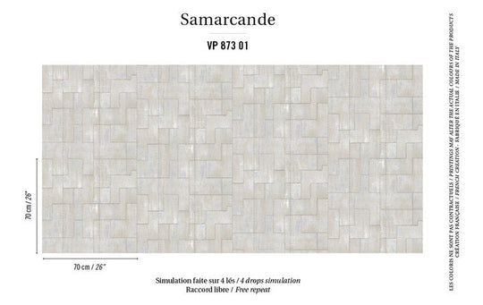 behang ÉLITIS khan samarcande behangpapier VP_873_01 instructie