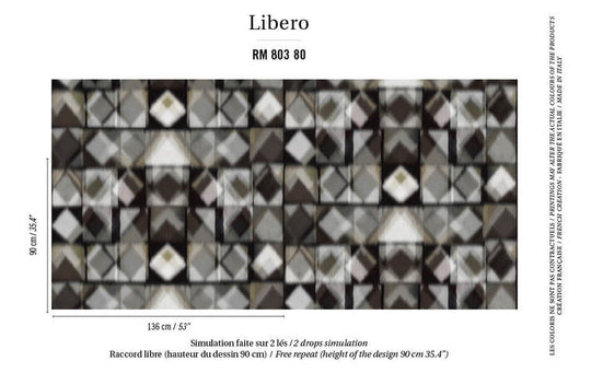 behang ÉLITIS trinidad RM 803 80 libero patroon