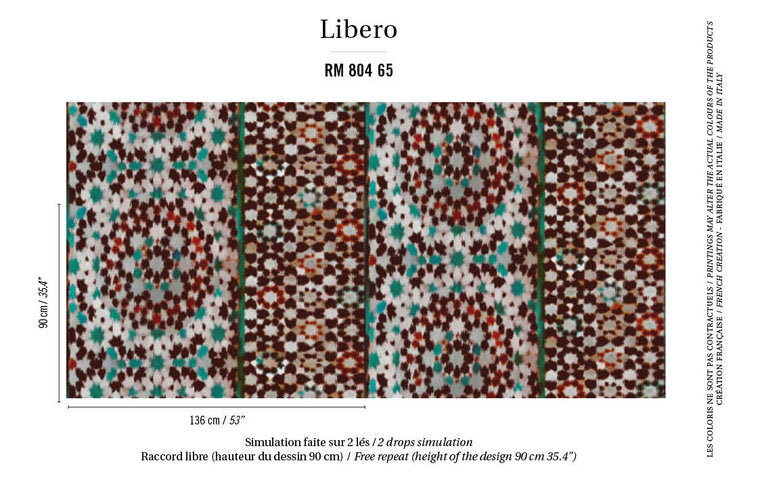 behang ÉLITIS Oudayas RM 80465 libero patroon