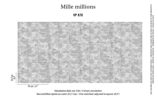 behang ÉLITIS hope VP 87001 Mille millions behangpapier instructie