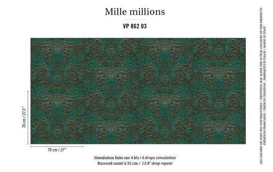 behang ÉLITIS jubilee 862-03 mille millions patroon