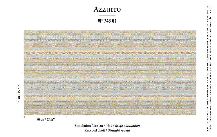 behang ÉLITIS ponza VP_743_01 azzurro behangpapier patroon