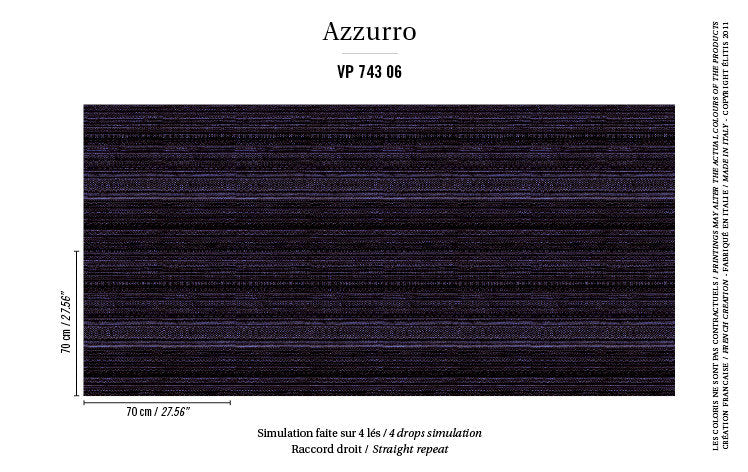 behang ÉLITIS ponza VP_743_06 azzurro behangpapier patroon