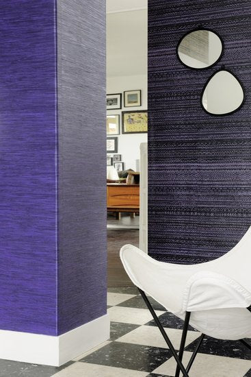 behang ÉLITIS ponza azzurro behangpapier sfeer 2 paars