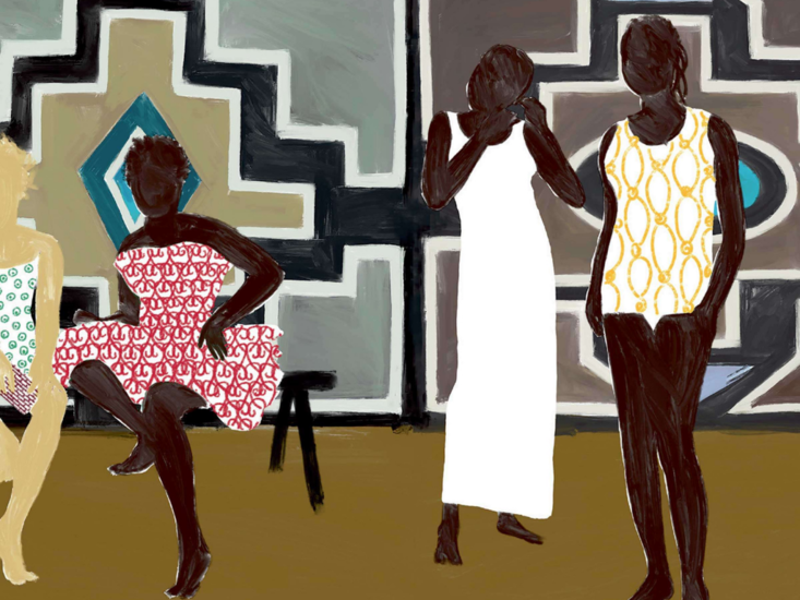 ÉLITIS Ndebele Behang DM_904_01