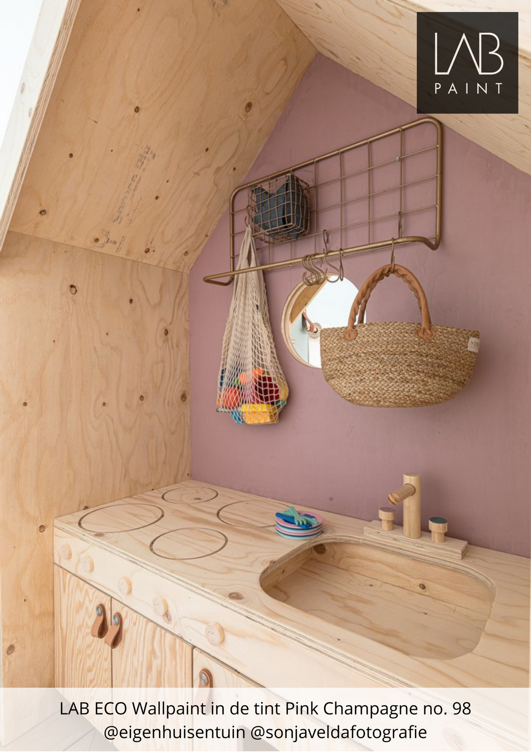 LAB-Wandfarbe | ROSA CHAMPAGNER NR. 98