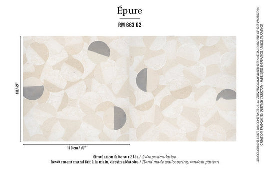 Behang ÉLITIS Nara RM-663-02 Epure Collectie patroon VESTINGH
