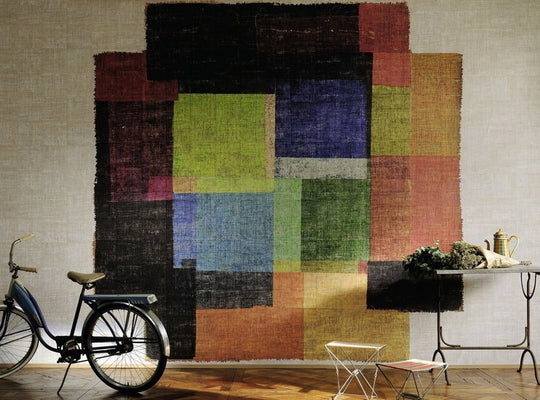 Behang ÉLITIS Untitled VP_605_01 sfeer 1 - Raffia &amp; Madagascar collectie VESTINGH