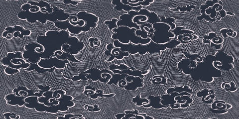 Behang Contes De Pluie Et De Lune ÉLITIS RM-222-49 Washi Collectie VESTINGH
