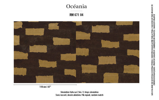 ÉLITIS Koubalane behang sfeer impressie VESTINGH RM_671_04