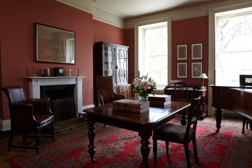 Modern Eggshell | Book Room Red no. 50
