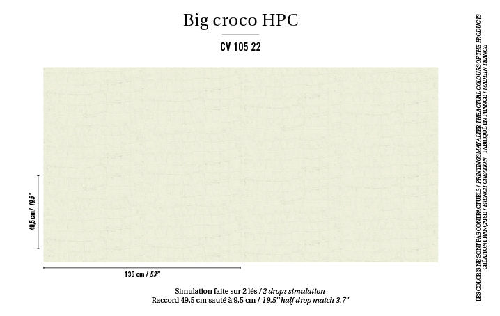 Big Croco Project Behang Contract Markt HPC CV-105-22