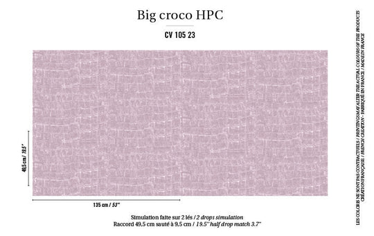 Big Croco Project Behang Contract Markt HPC CV-105-23