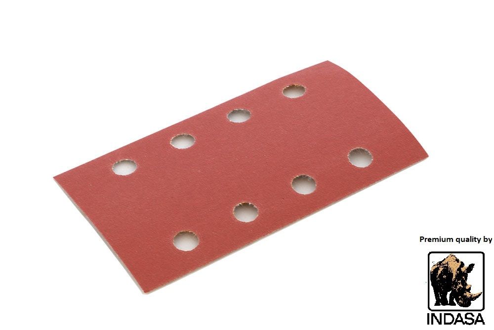 Indasa Rhynogrip redline schuurpapier strip 81 x 133 mm 50 stuks