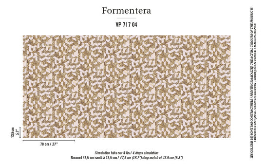 ÉLITIS Formentera ÉLITIS Juego de Paja behang VP-717-04 2 Formentera behangpapier VP_717_04