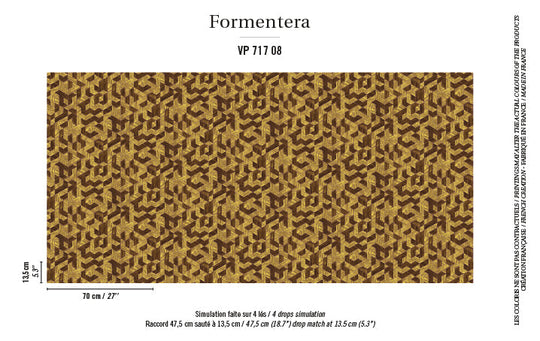 ÉLITIS Formentera ÉLITIS Juego de Paja behang VP-717-02 Formentera behangpapier VP_717_08