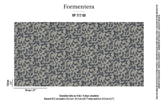 ÉLITIS Formentera ÉLITIS Juego de Paja behang VP-717-02 Formentera behangpapier VP_717_09