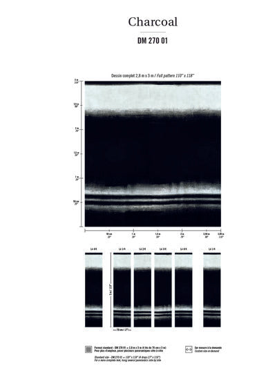 ÉLITIS Charcoal Behangpaneel DM 270 01