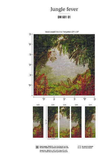 ÉLITIS Jungle Fever Behang Paneel - Panoramique Collectie DM_601_01