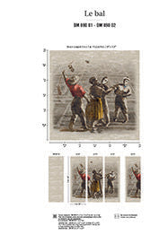 ÉLITIS Le Bal Behang Paneel - Panoramique Collectie DM_890_01