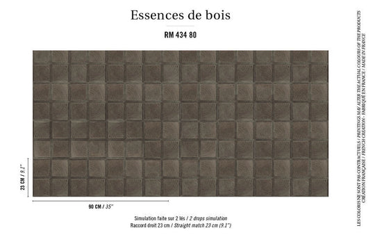 ÉLITIS Caissa Behang Essence de bois Collectie RM_434_80