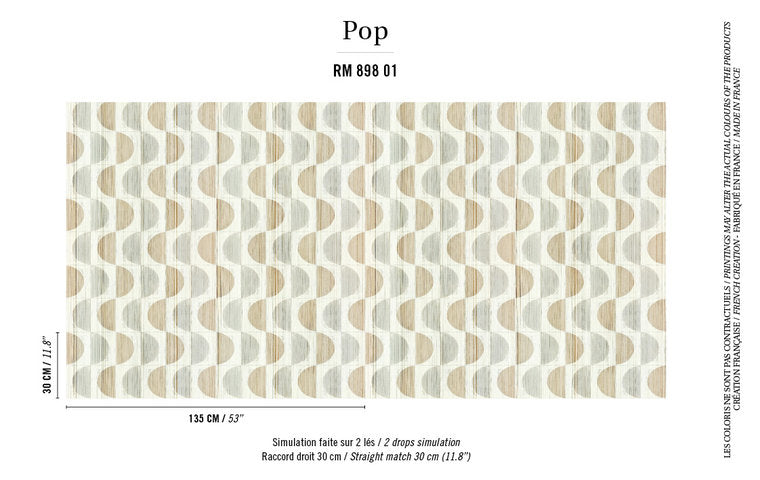 ÉLITIS Mykonos Behang Pop Collectie RM_898_01
