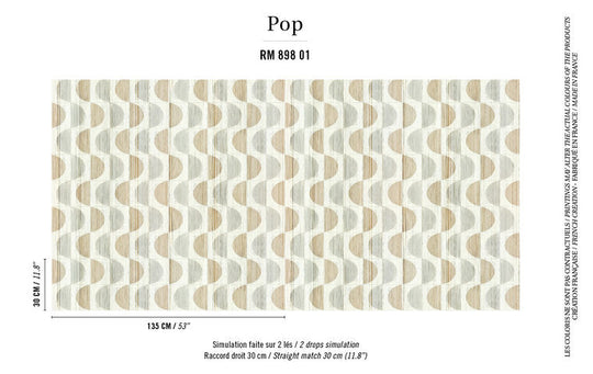 ÉLITIS Mykonos Behang Pop Collectie RM_898_01