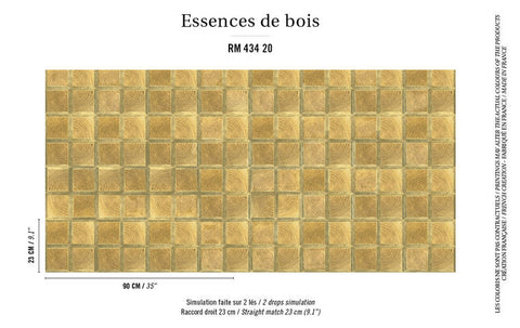 ÉLITIS Caissa Behang Essence de bois Collectie RM_434_20