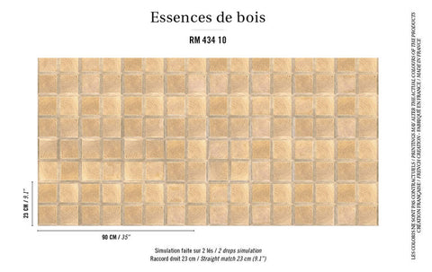 ÉLITIS Caissa Behang Essence de bois Collectie RM_434_10