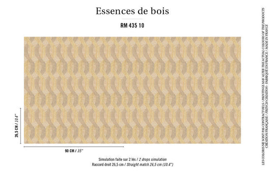 ÉLITIS Nappees Behang RM 435 10