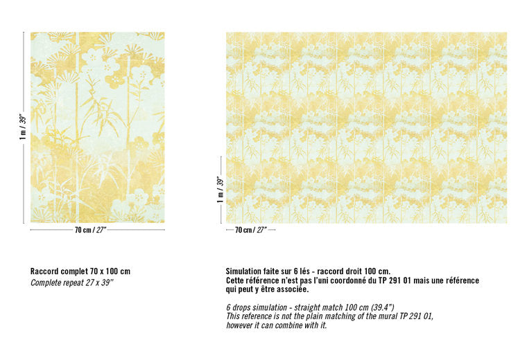 ÉLITIS La Montagne Sacree Behang Soleil levant Collectie TP_292_01