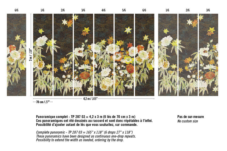 ÉLITIS Tendres Silences Behang Soleil levant Collectie TP_287_03